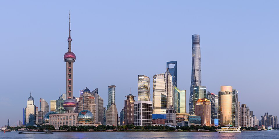 A photograph of Shanghai