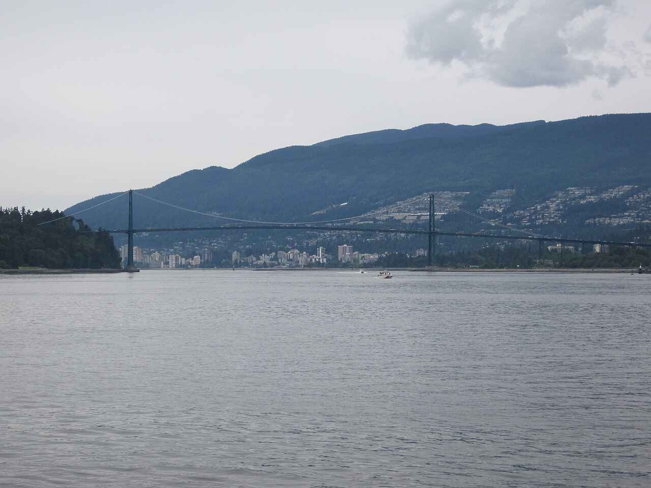 A photograph of Lions Gate Bridge