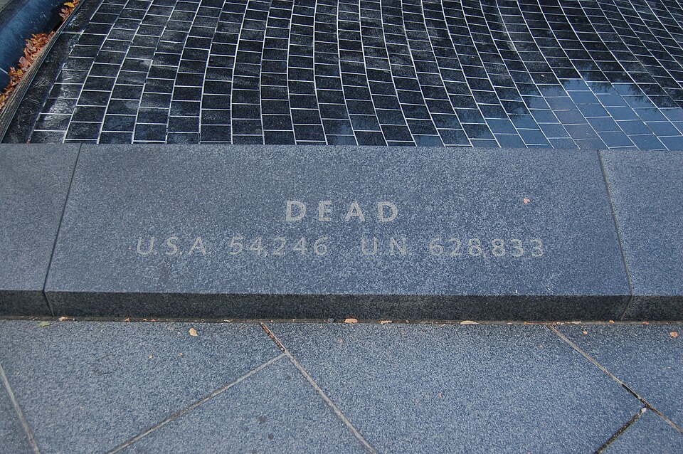 A photograph of Korean War Veterans Memorial