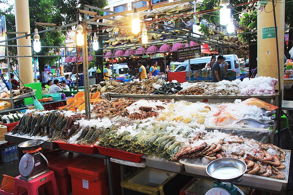 A photograph of Banzaan Fresh Market