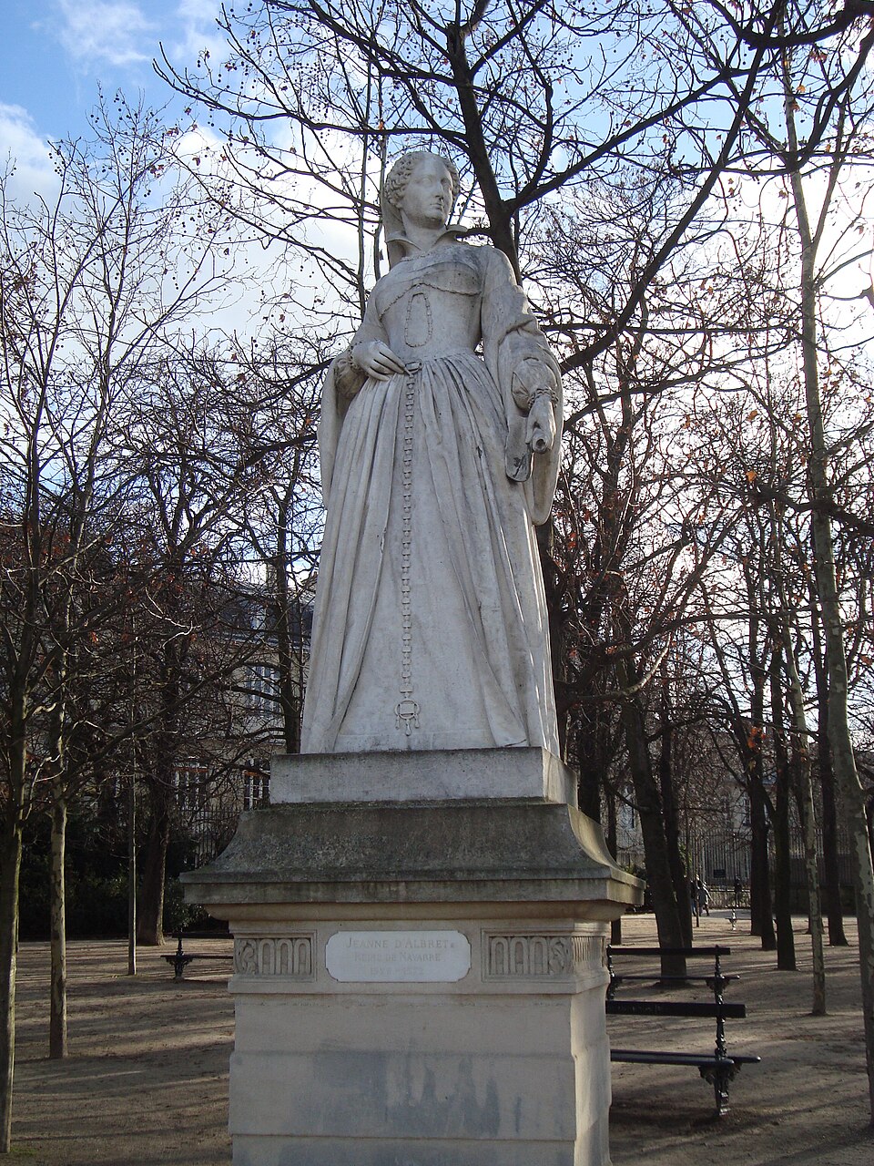 A photograph of Jeanne d'Albret