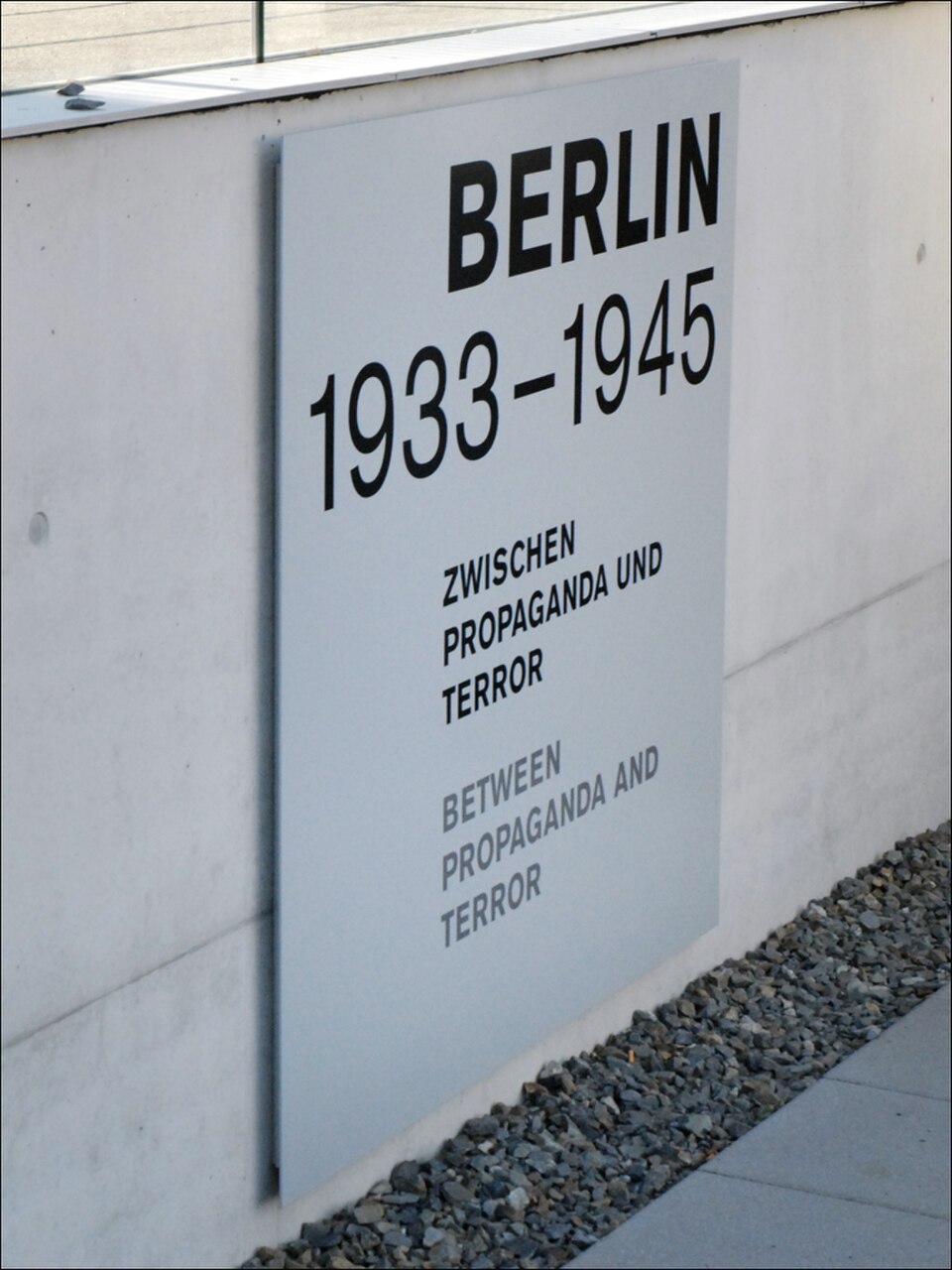 A photograph of Topography of Terror