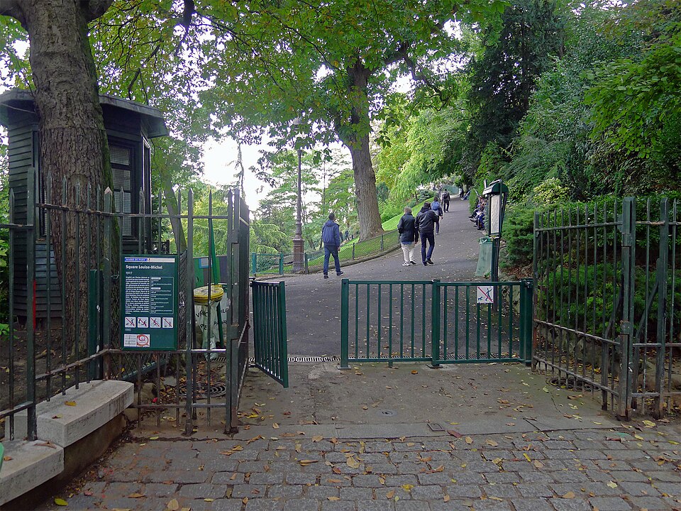 A photograph of square Louise-Michel