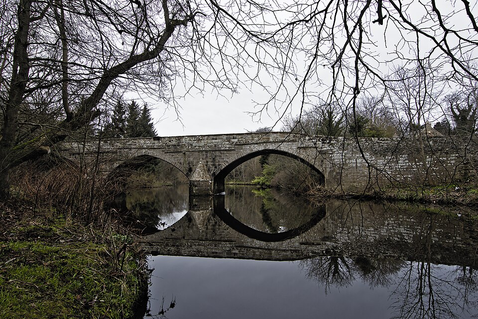 A photograph of Cramond Old Bridge