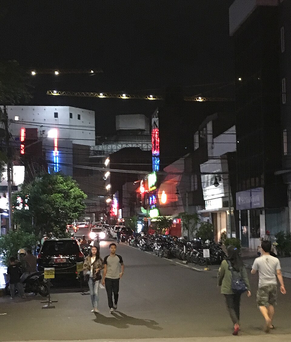 A photograph of Blok M Square
