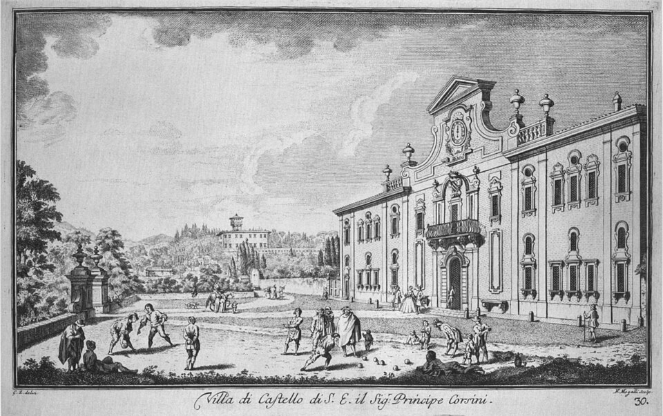 A photograph of Villa Corsini in Castello