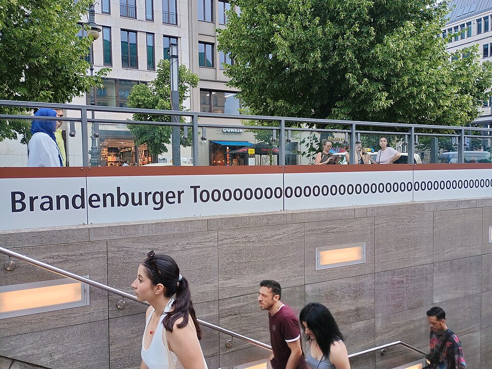 A photograph of Brandenburger Tor