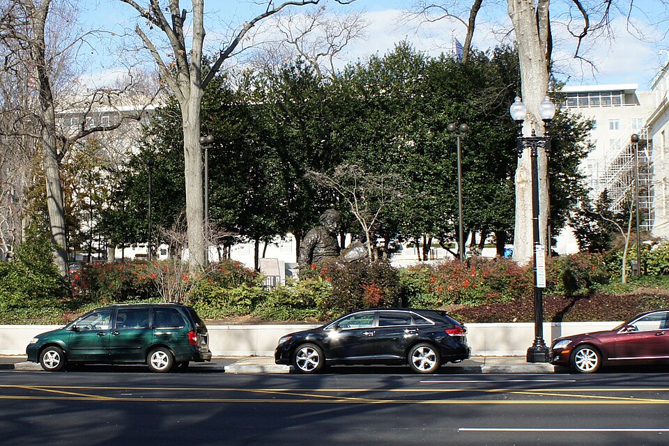 A photograph of Albert Einstein Memorial