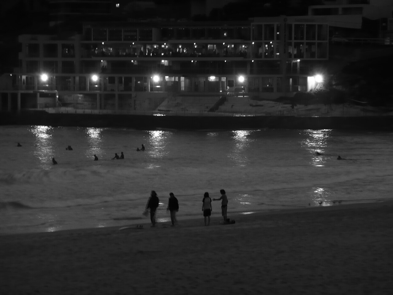 Una fotografía de Bondi Beach