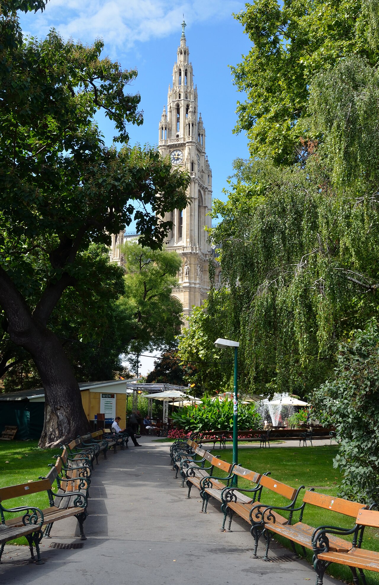Una fotografía de Rathauspark