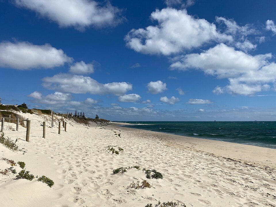 A photograph of Cottesloe Beach