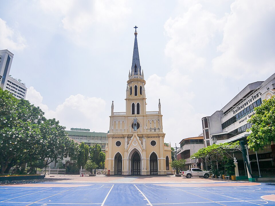 A photograph of Holy Rosary Church