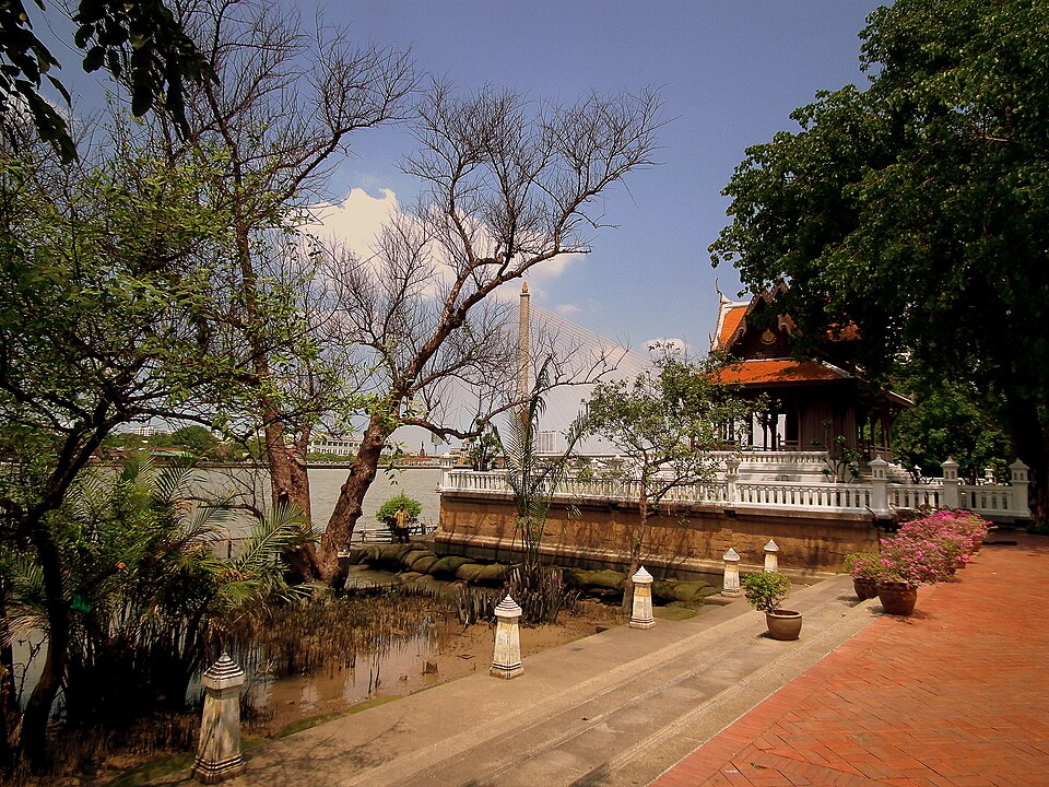 A photograph of Santichaiprakarn Park