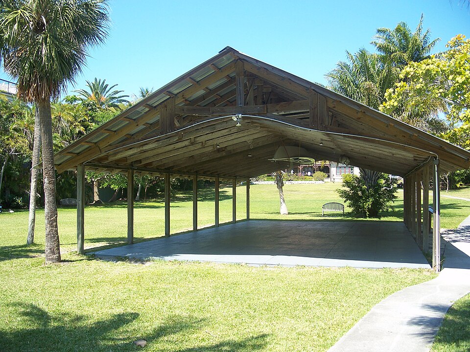 A photograph of The Barnacle Historic State Park