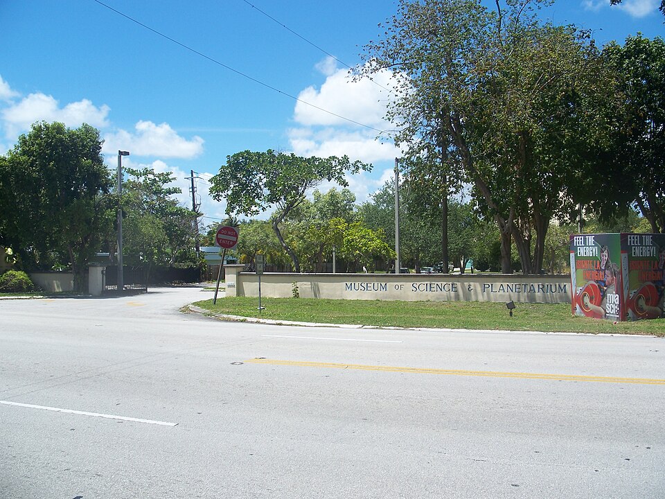 A photograph of Patricia and Phillip Frost Museum of Science