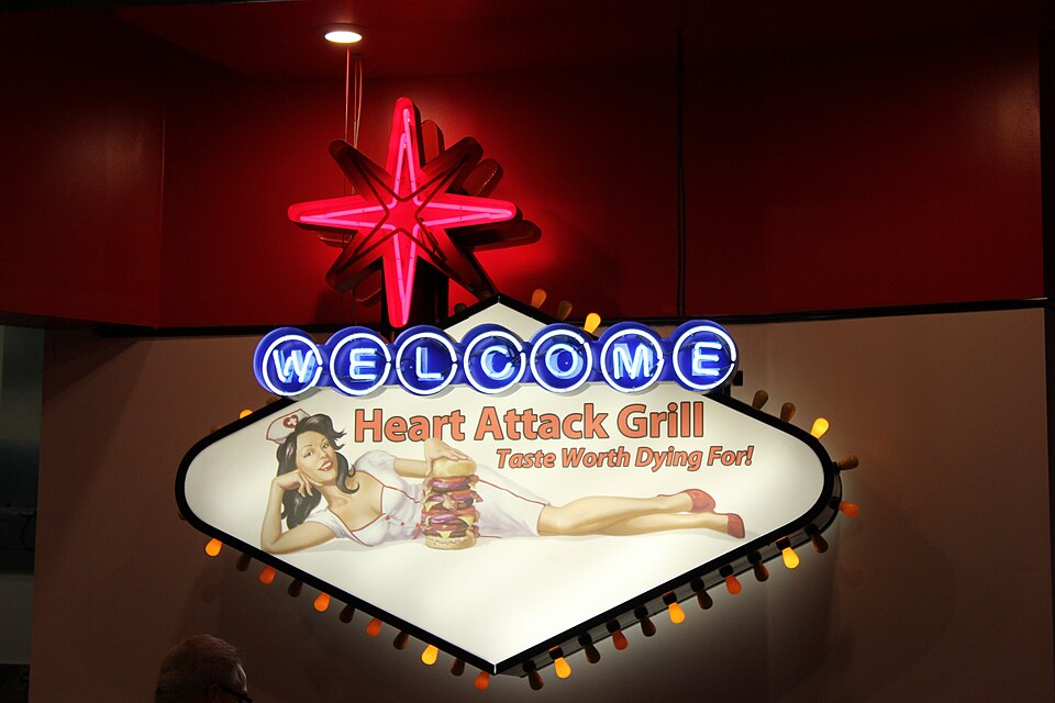A photograph of Heart Attack Grill