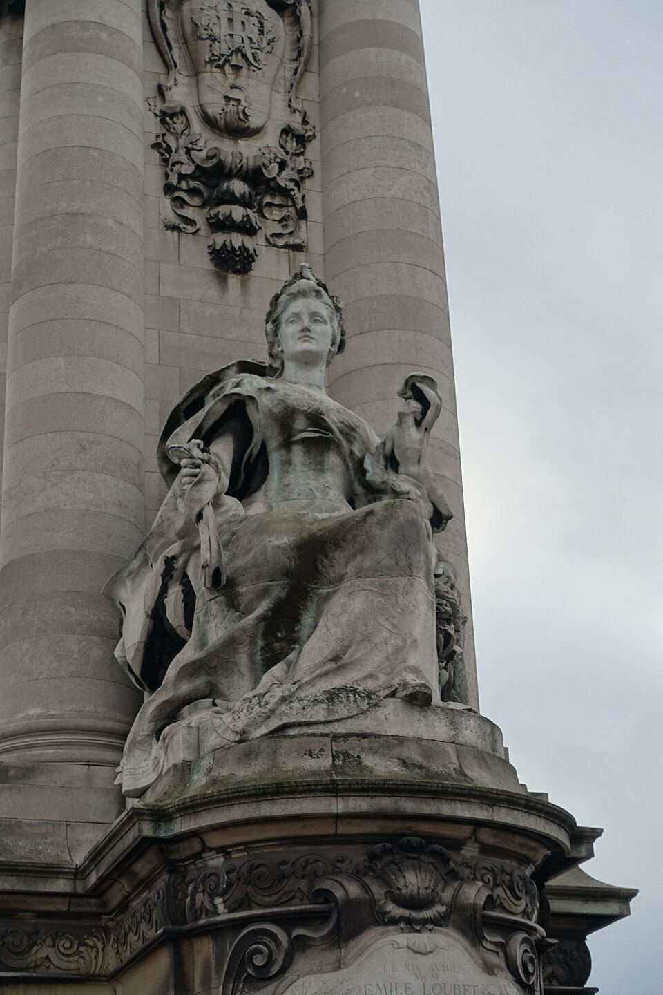 A photograph of modern France