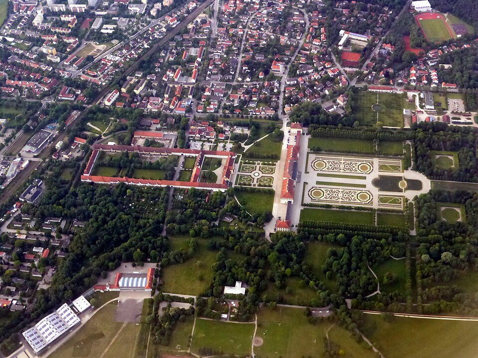 A photograph of Schleißheim palace complex