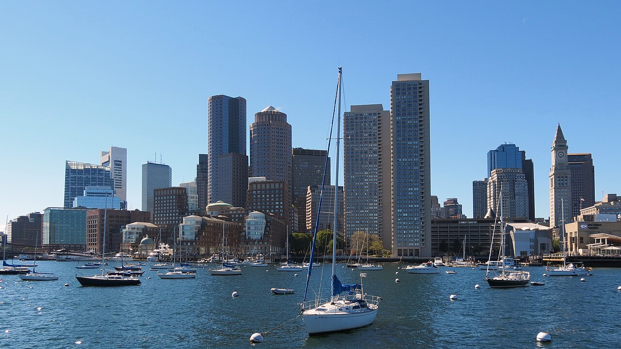 A photograph of Boston