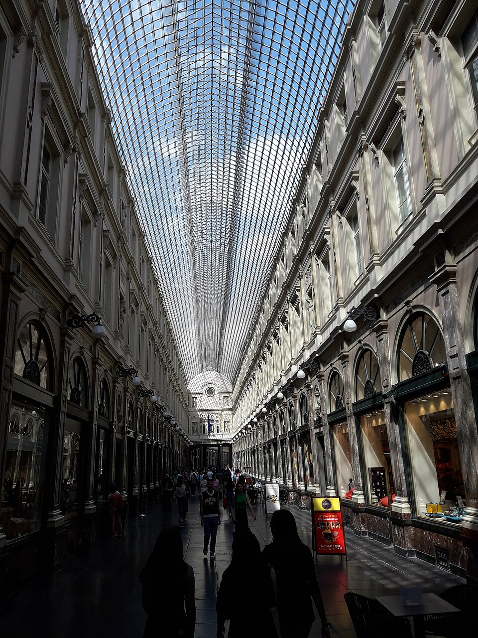 A photograph of Royal Saint-Hubert Galleries