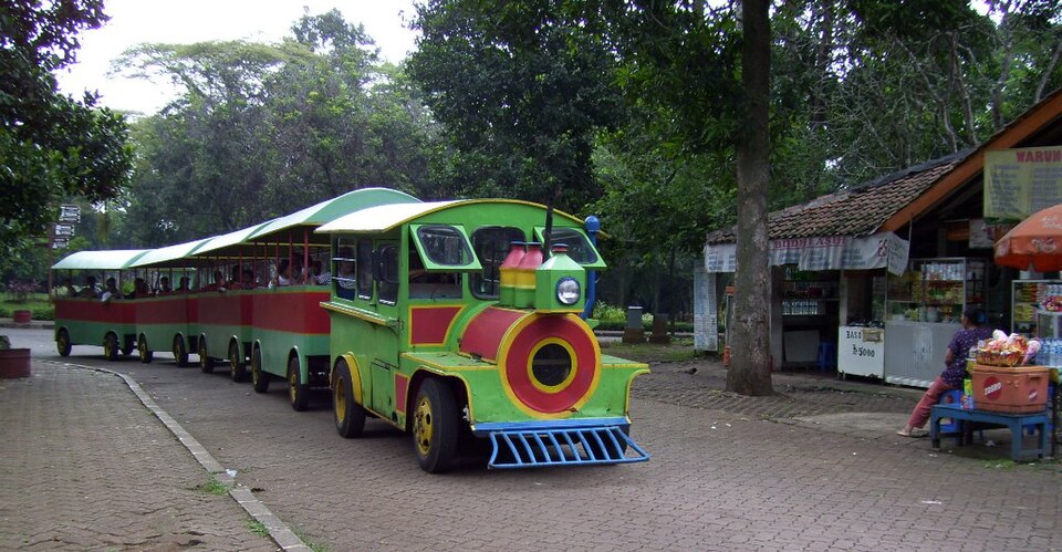 A photograph of Ragunan Zoo