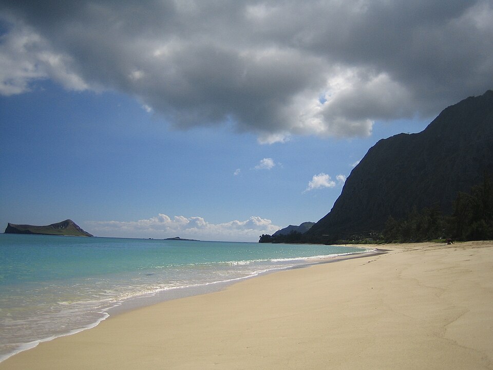A photograph of Waimanalo Beach