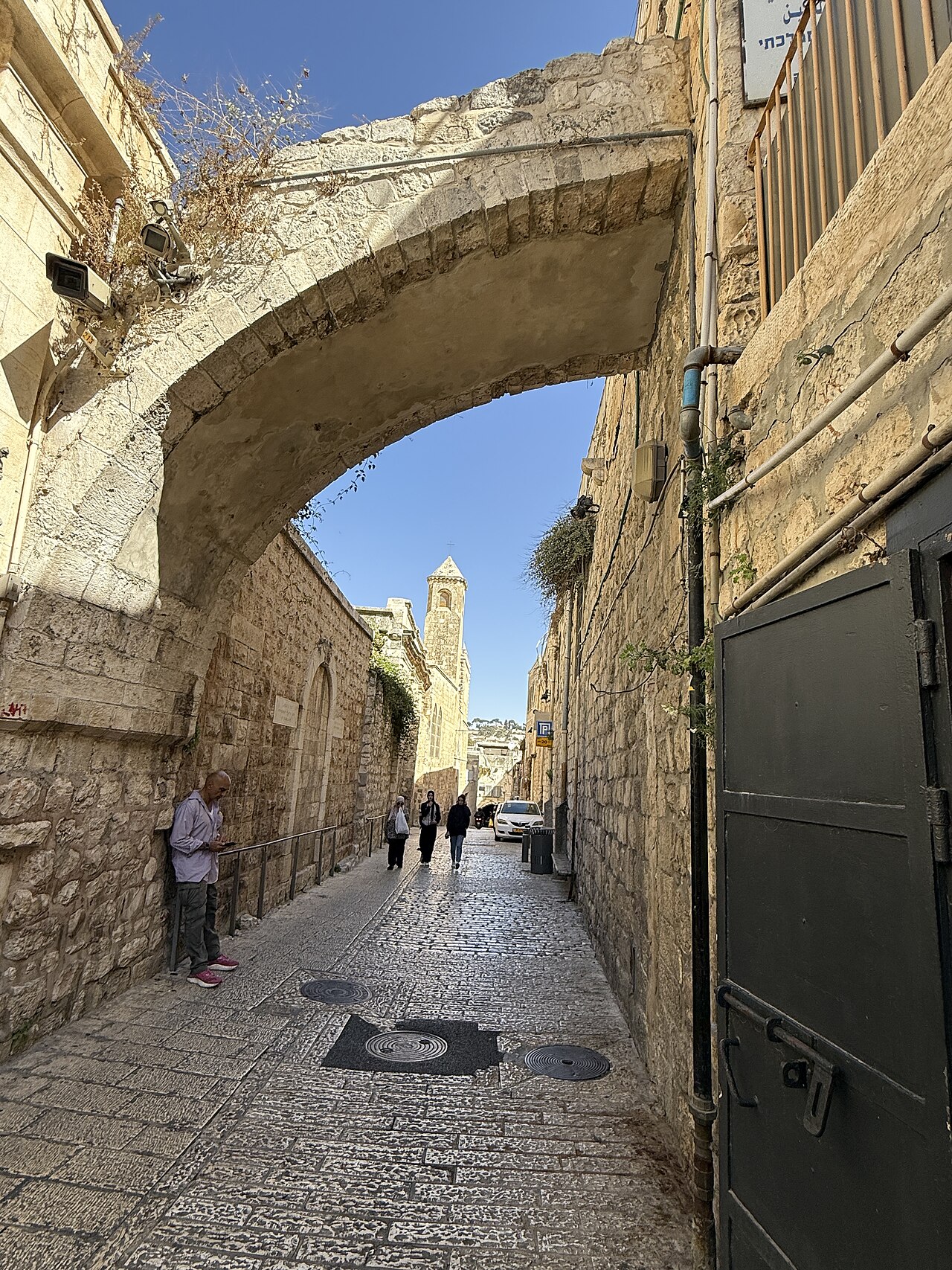 A photograph of Via Dolorosa