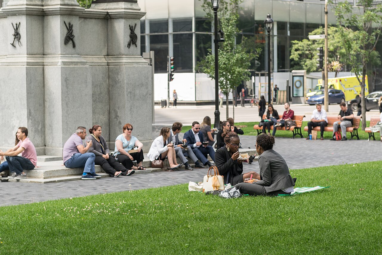 A photograph of Place du Canada