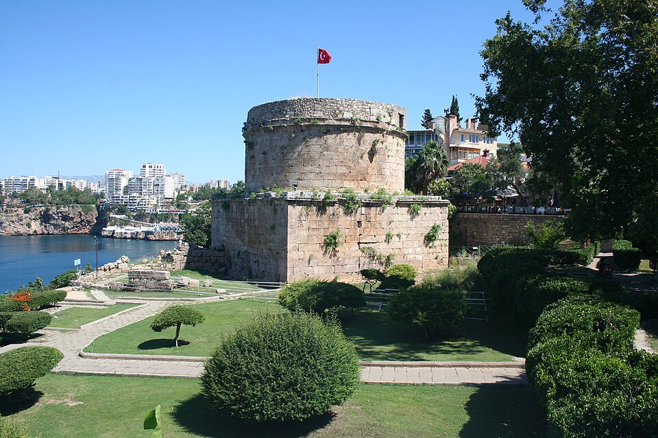 A photograph of Hidirlik Tower