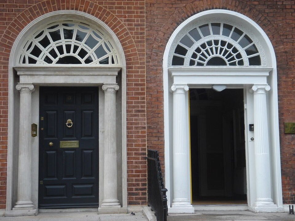 A photograph of Fitzwilliam Square