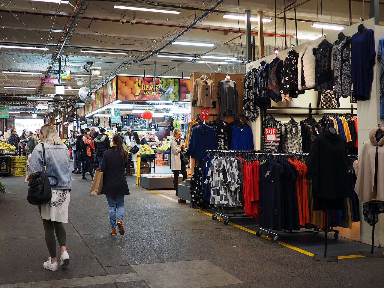 Ein Foto von South Melbourne market