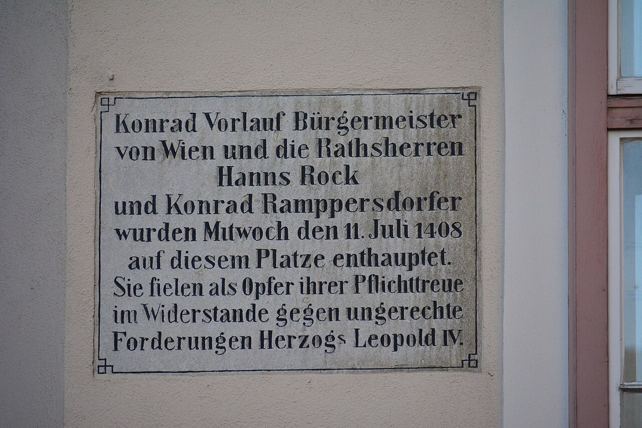 Gedenktafel Konrad Vorlauf, Hanns Rock, Konrad Ramppersdorfer