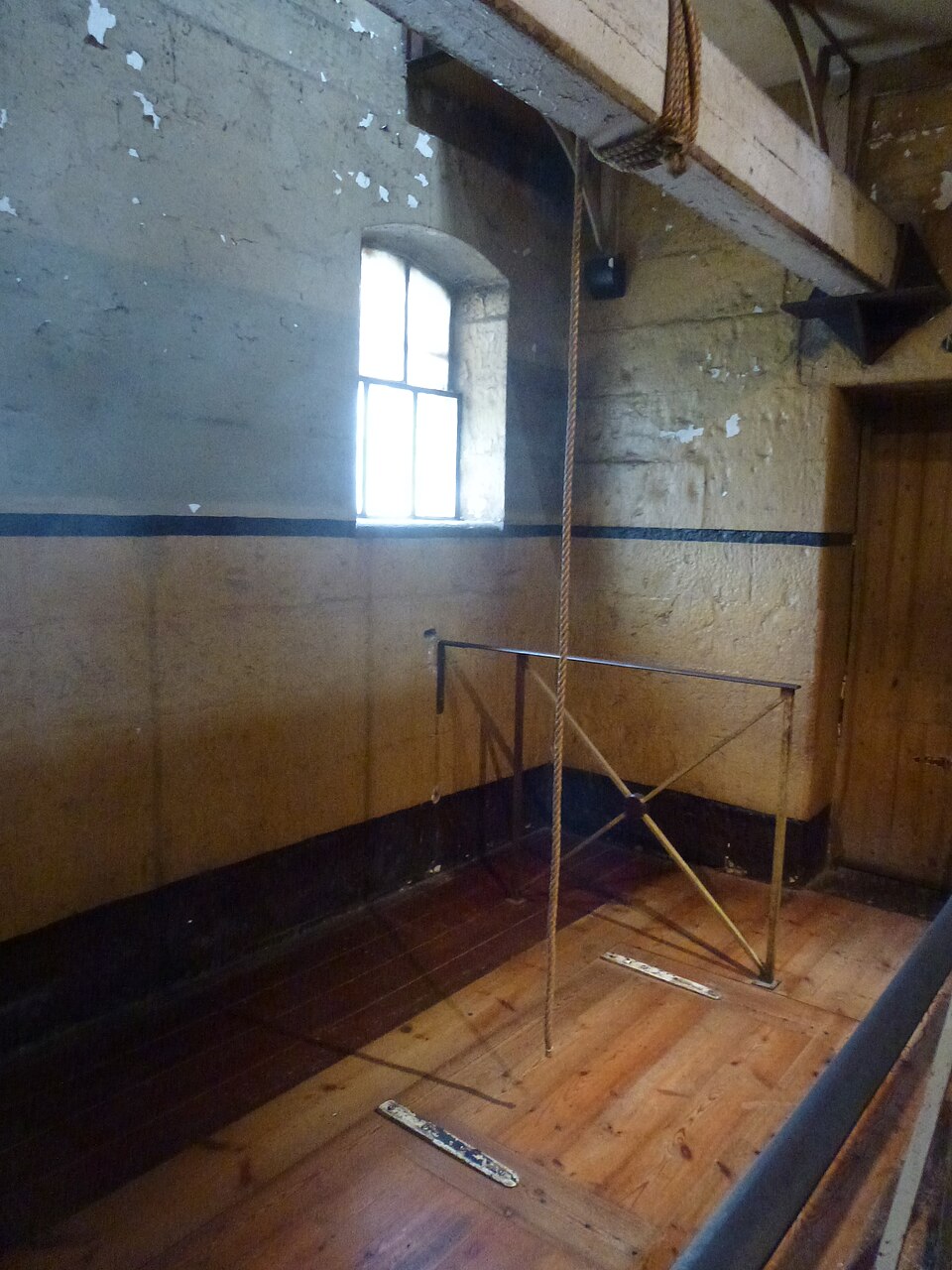 A photograph of Old Melbourne Gaol