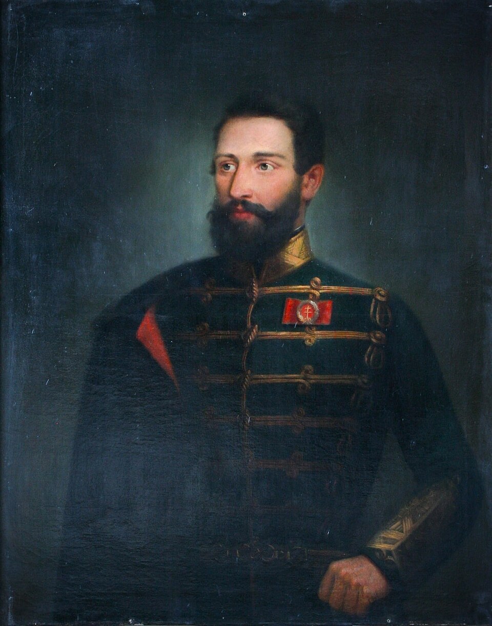 A photograph of Klapka György