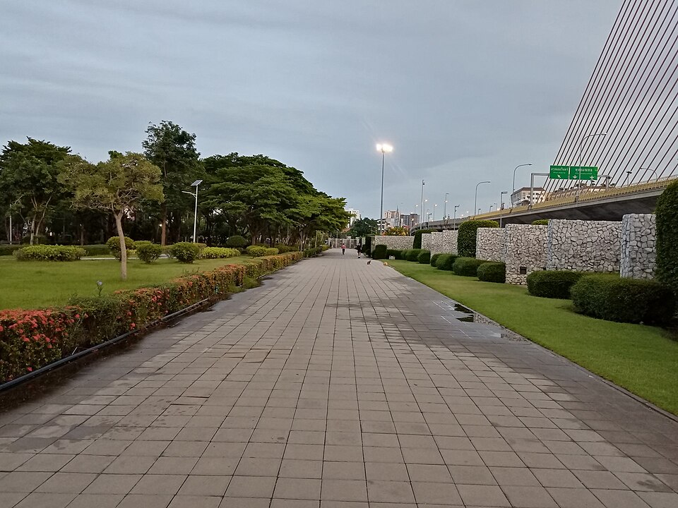 A photograph of Rama VIII Park
