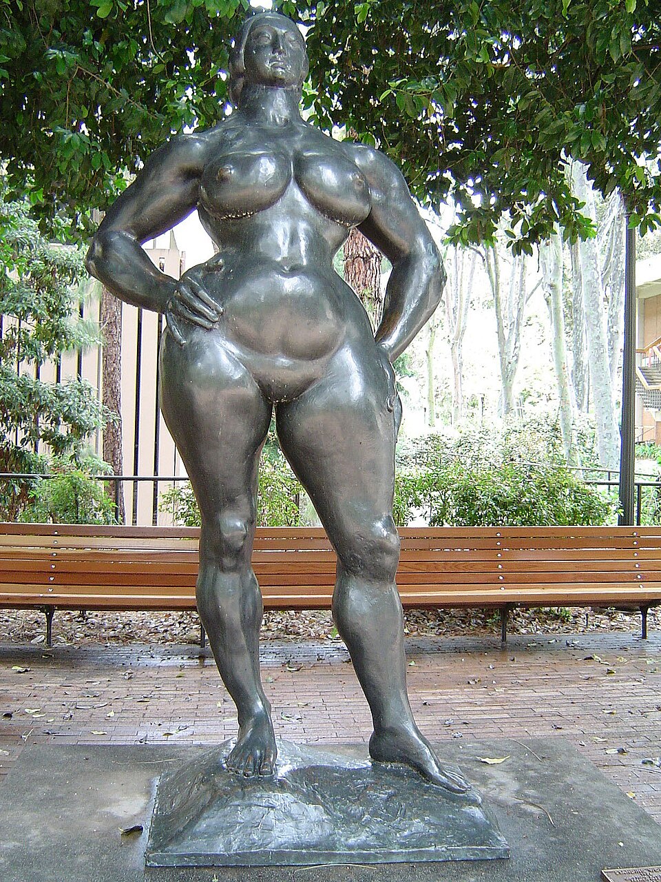 A photograph of Standing Woman