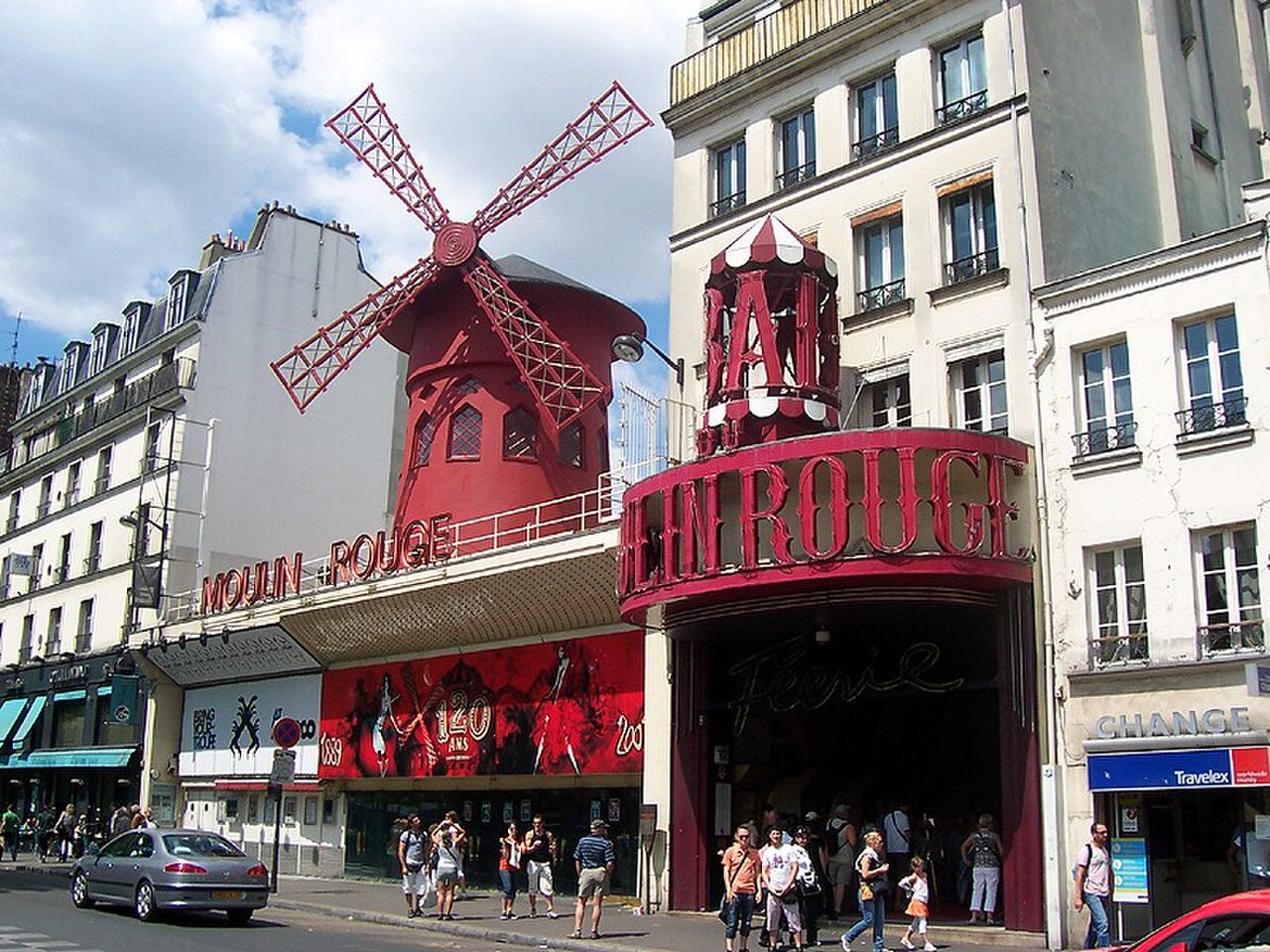 Una fotografia di Moulin Rouge