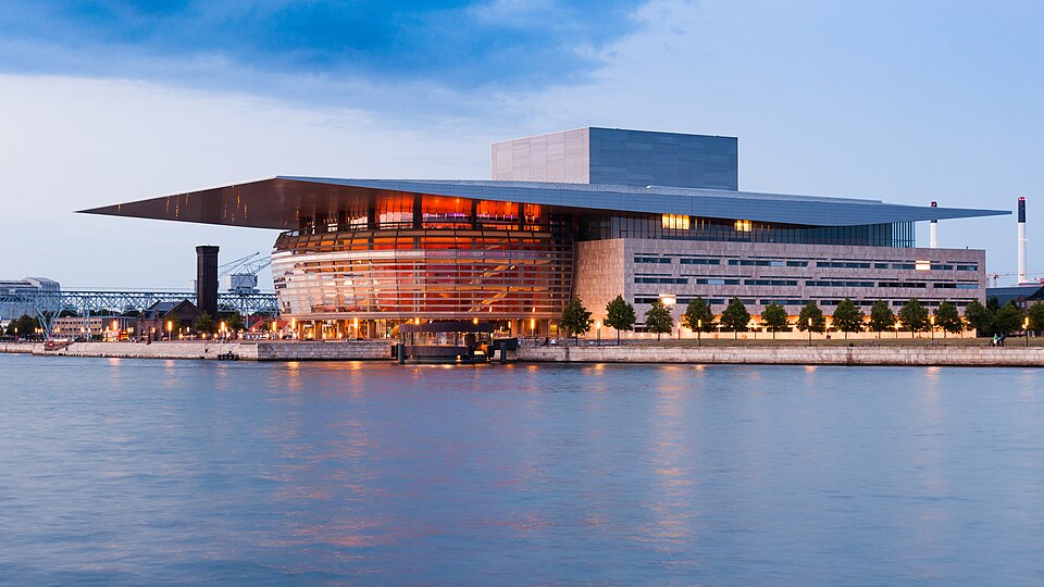 A photograph of Copenhagen Opera House
