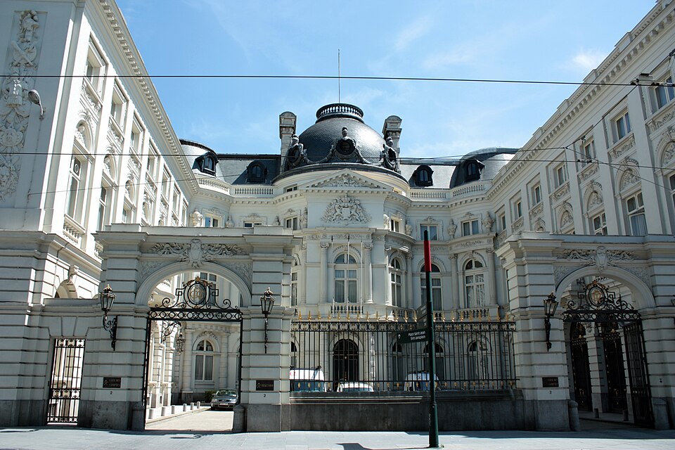 A photograph of Palace of the Count of Flanders