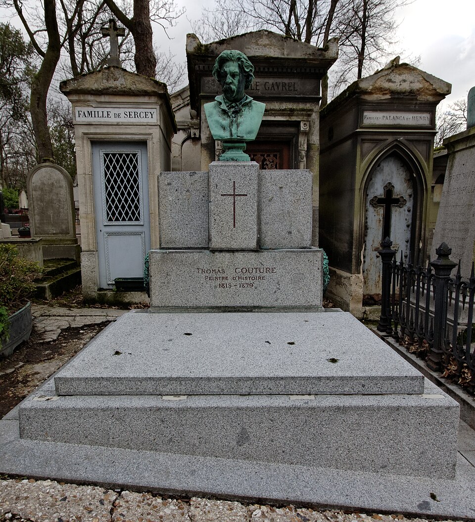A photograph of Grave of Thomas Couture