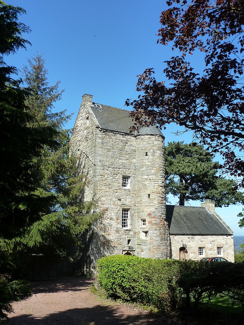 A photograph of Cramond Tower