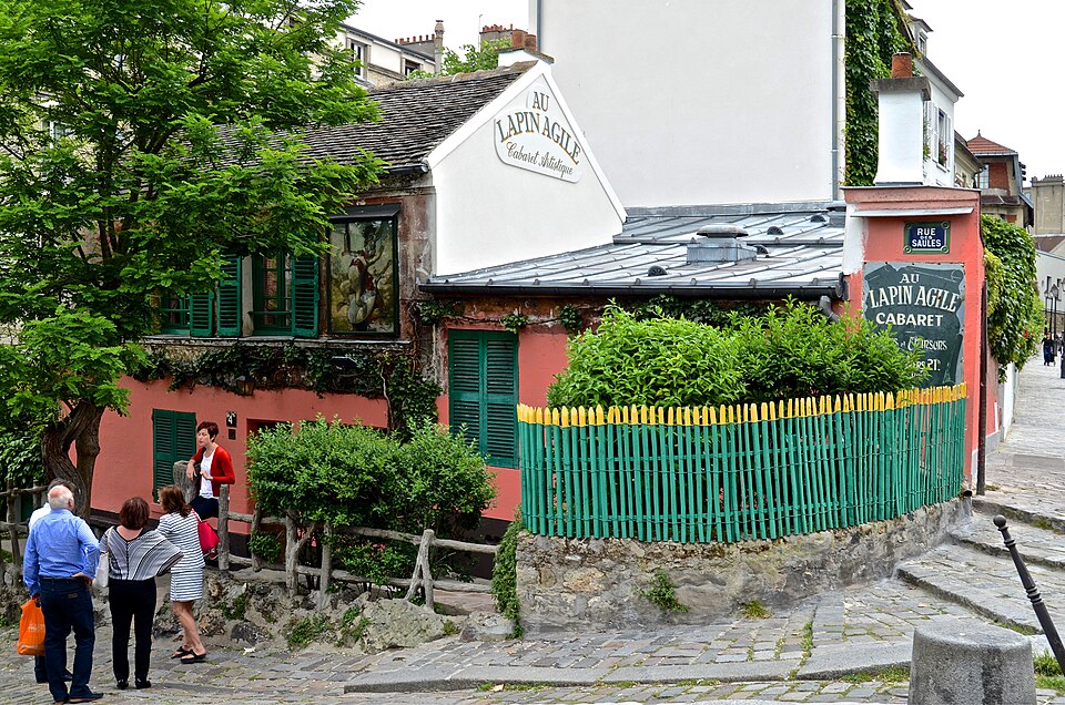 A photograph of Au Lapin Agile