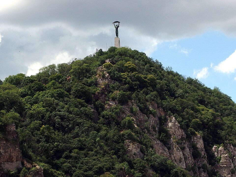 A photograph of Gellért Hill