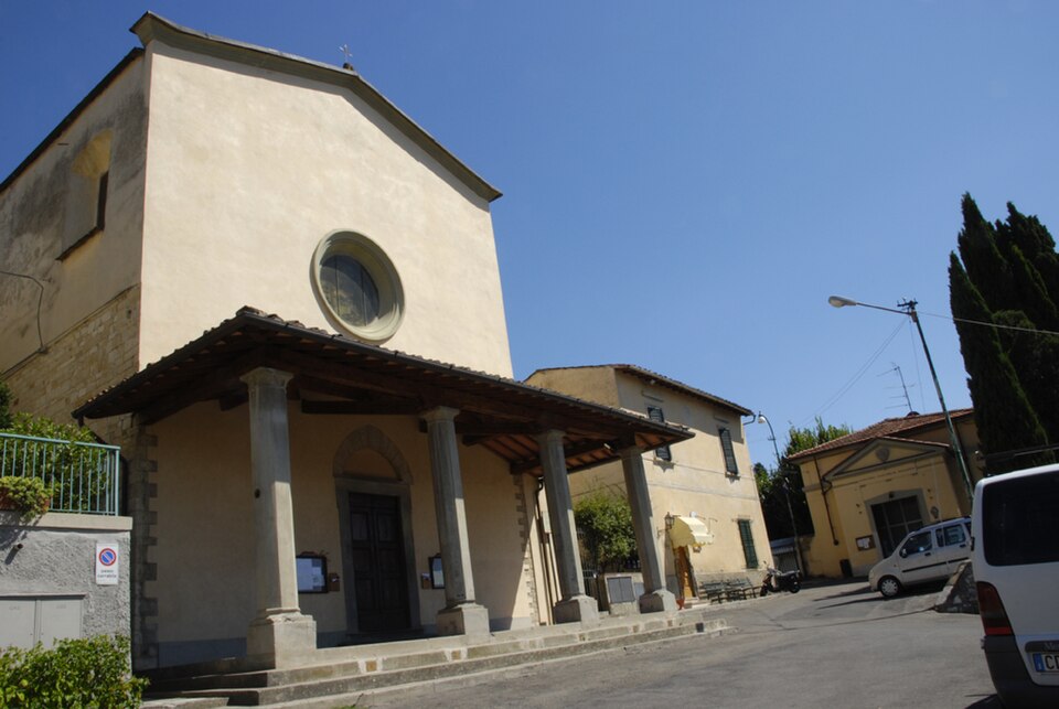 A photograph of church of Santa Maria a Quinto
