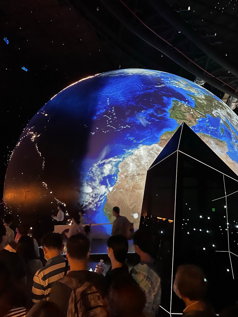 A photograph of Shanghai Planetarium