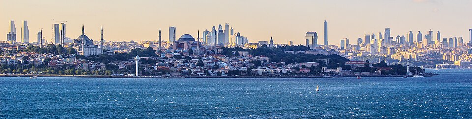 A photograph of Istanbul