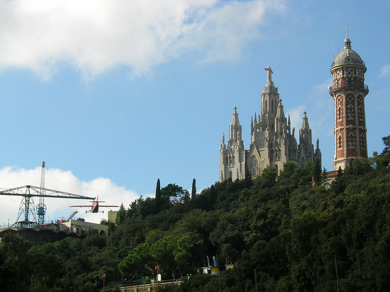 Una fotografía de el Tibidabo