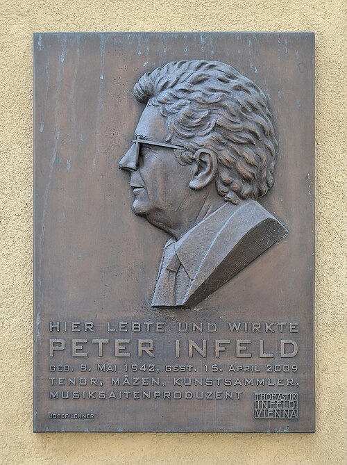 Gedenktafel für Peter Infeld