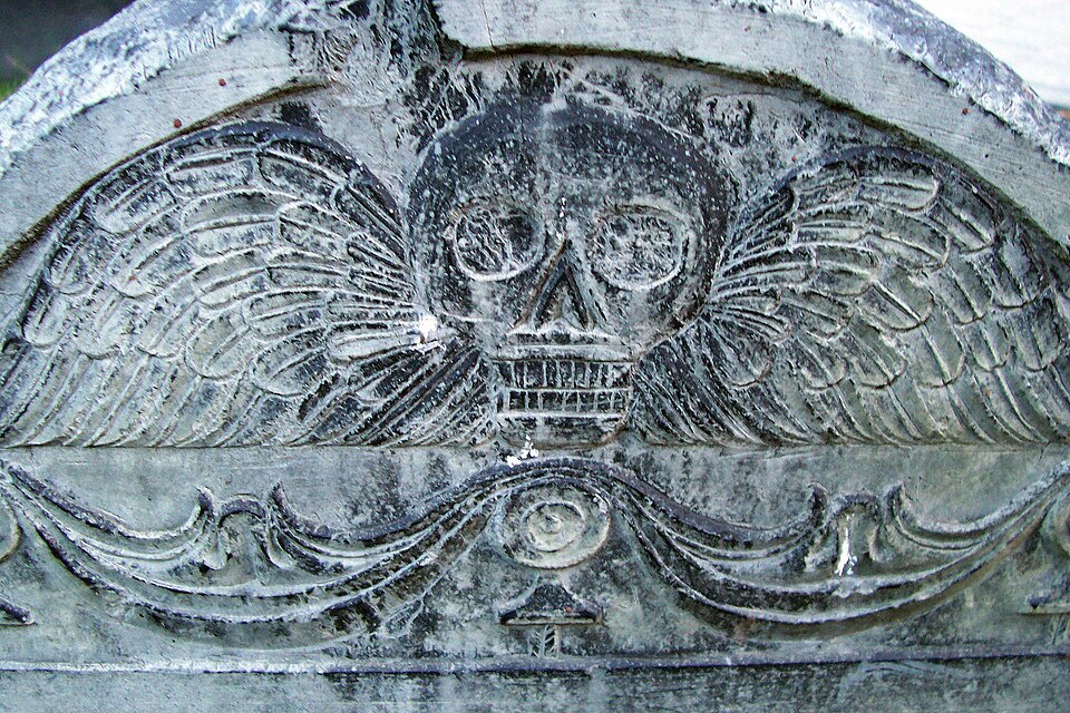 A photograph of King's Chapel Burying Ground