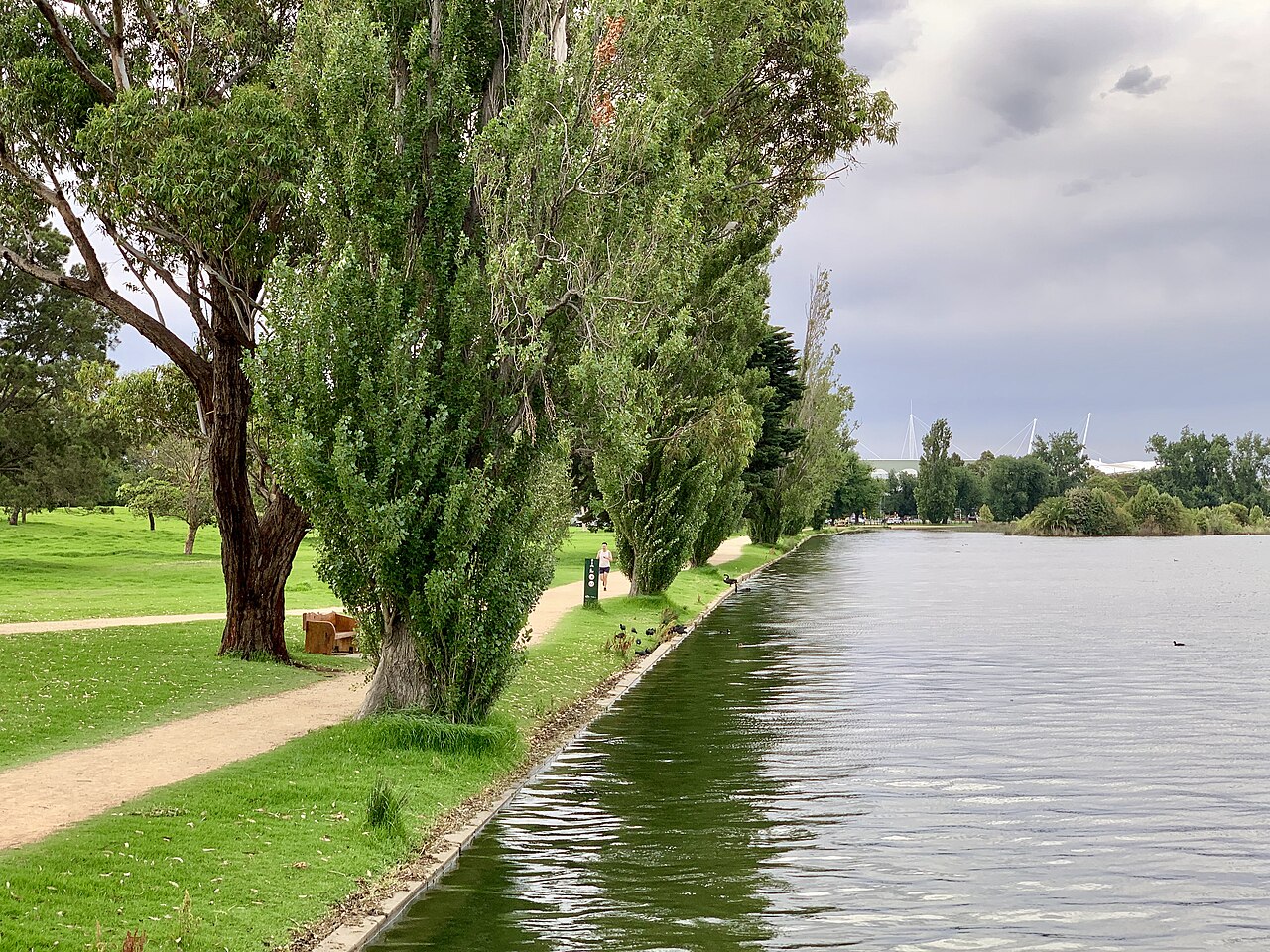 Ein Foto von Albert Park Lake